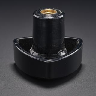 Triangular plastic threaded clamping knob