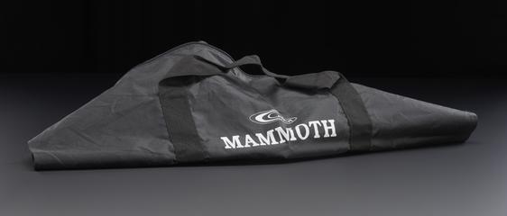 Section of black Mammoth bag made by Gelert