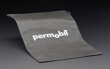 Black Permobil drawstring bag