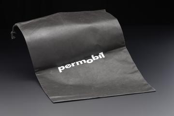 Large black Permobil drawstring bag