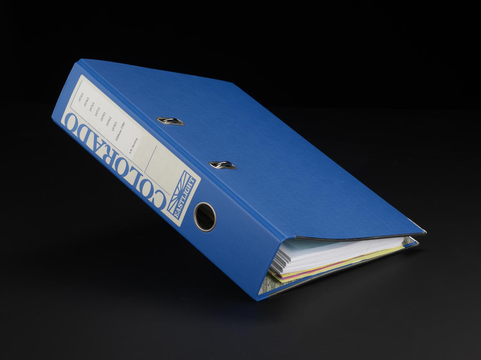 Binder with copies of preprints for distribution | Science Museum Group ...