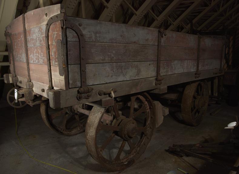 Fowler traction wagon, c. 1900