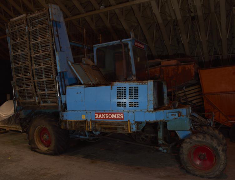 'Hunter' two row self propelled sugar beet harvester made by Ransomes