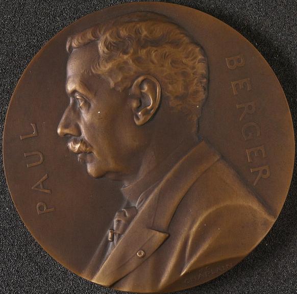 Bronze Medal commemorating Paul Berger
