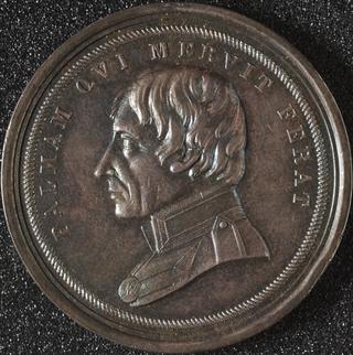 Silver prize medal of Greenwich Hospital School