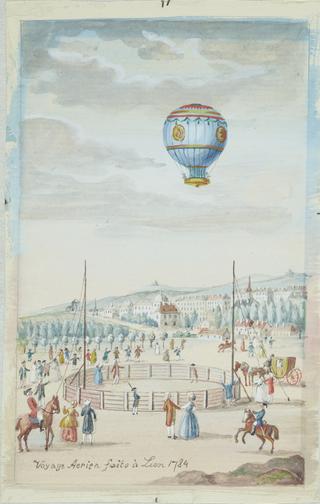 [Montgolfier] Voyage Aerien faite a Lyon 1784