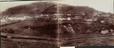 Photograph, albumen. Panoramic view of Welsh Valley