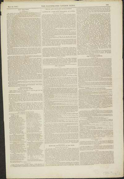 Newspaper cutting re ballooning
