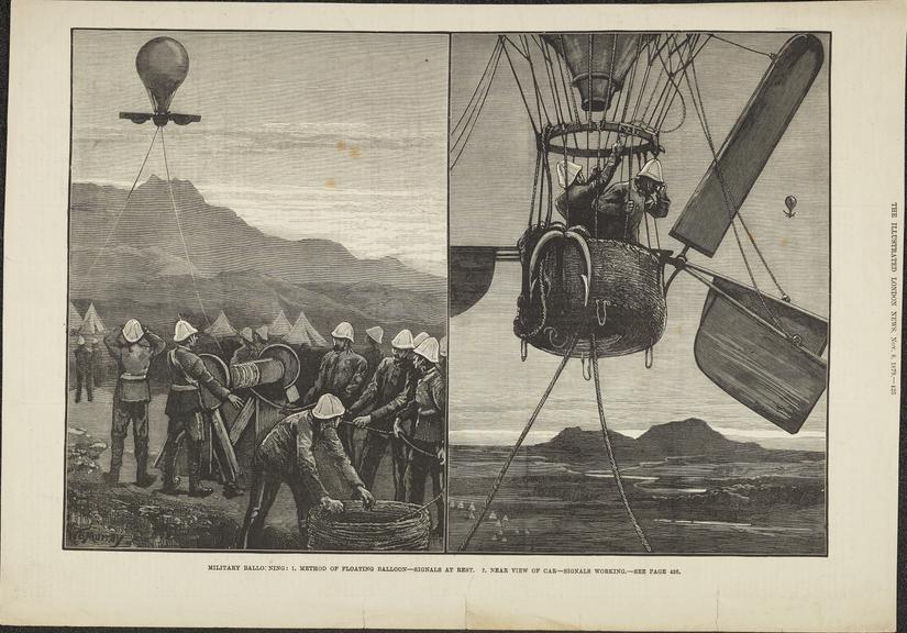 Ballooning extract from The Illustrated London News