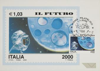 Avvento Anno Duemila. Il Passato; Il Futuro. Stamps