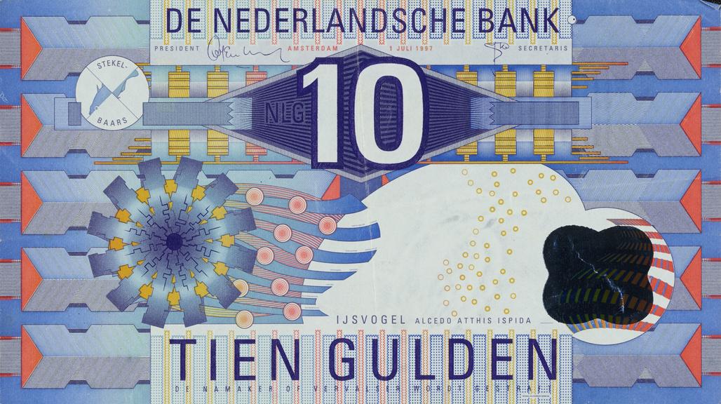 NLG 10 Tien Gulden Banknote