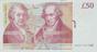 £50 banknote depicting James Watt and Matthew Boulton