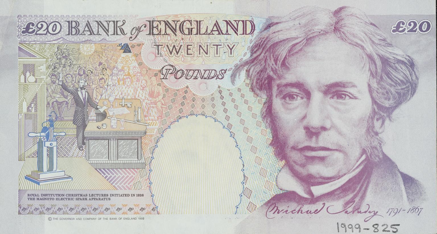 Banknote, £20 denomination | Science Museum Group Collection