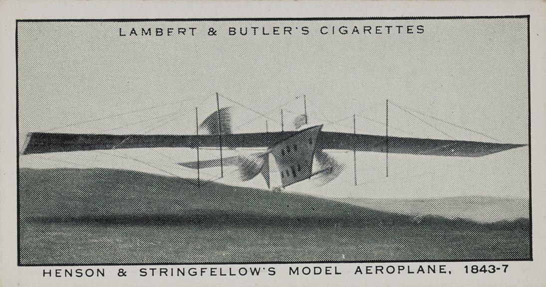 Set of 'A History of Aviation' cigarette cards