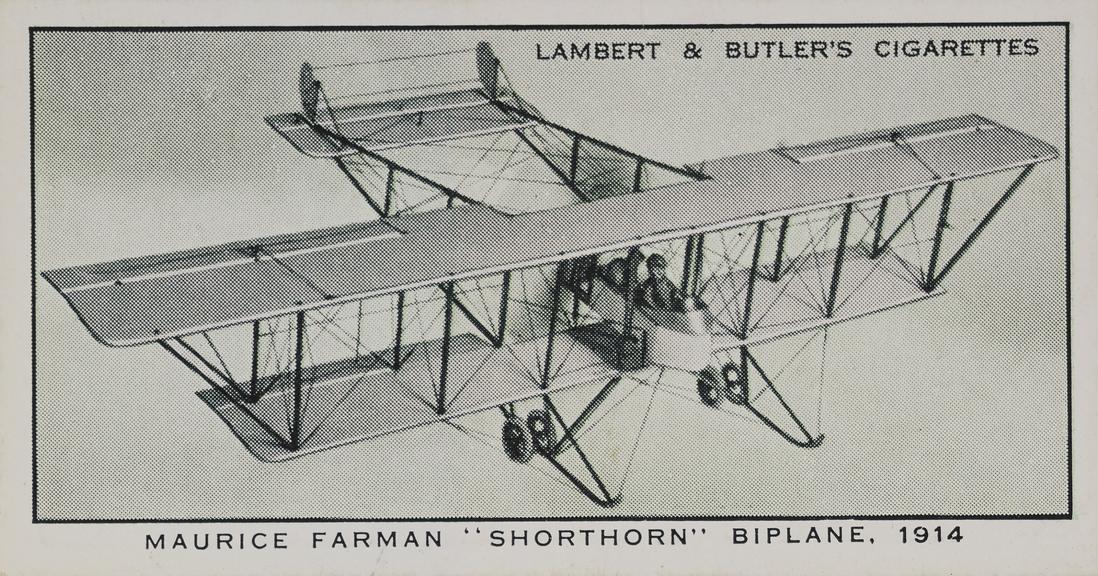 Set of 'A History of Aviation' cigarette cards