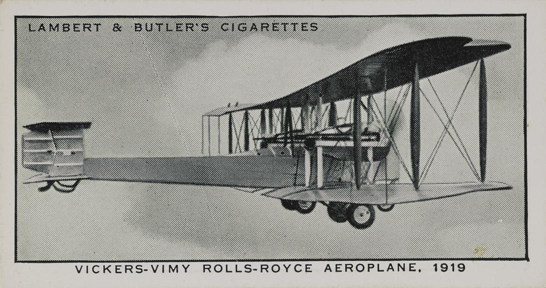 Set of 'A History of Aviation' cigarette cards