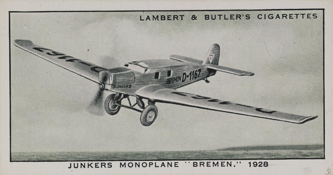 Set of 'A History of Aviation' cigarette cards