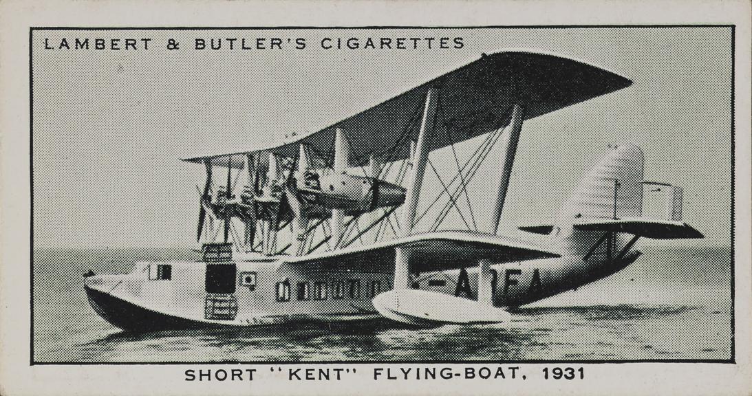 Set of 'A History of Aviation' cigarette cards