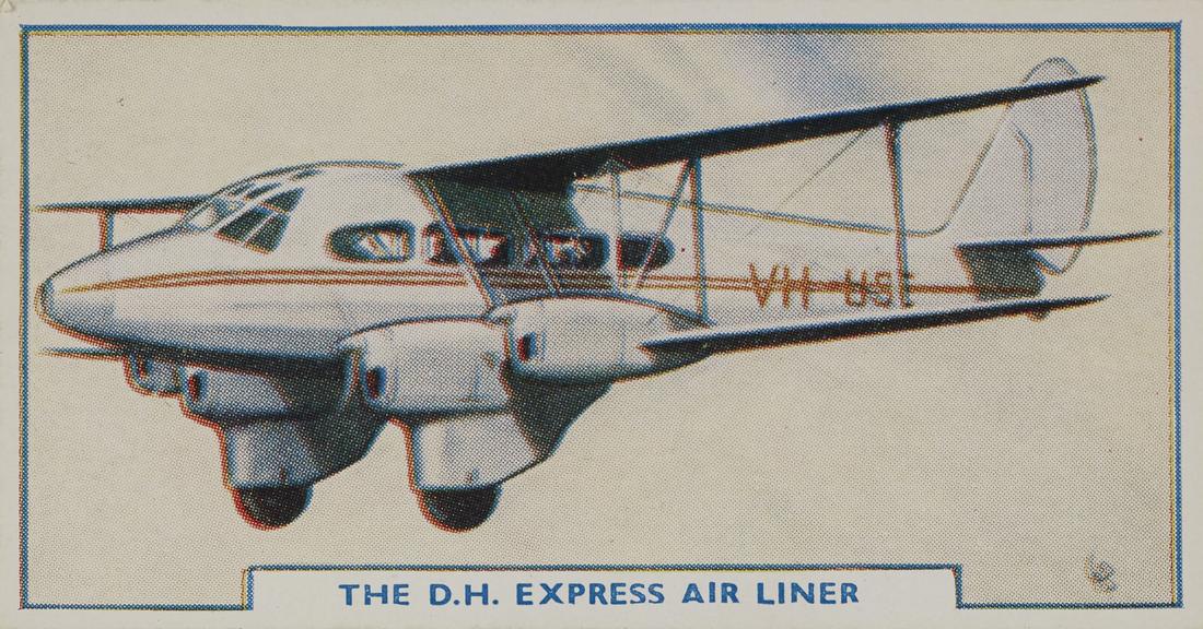 Set of 'Aircraft. Series No.1' cigarette cards