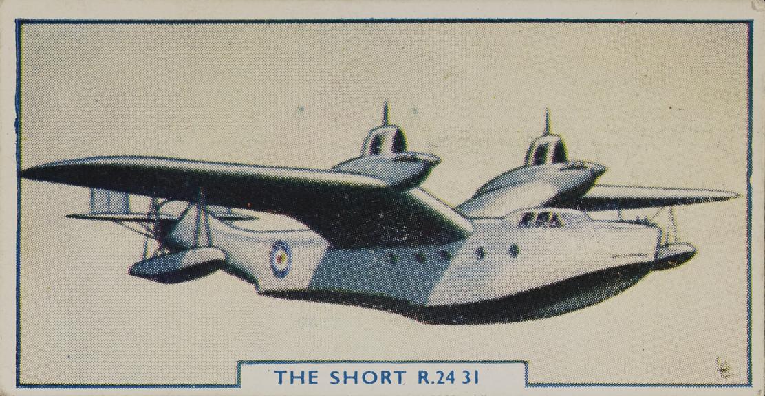 Set of 'Aircraft. Series No.1' cigarette cards