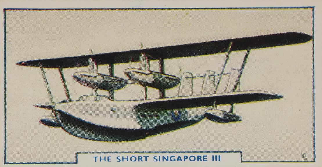 Set of 'Aircraft. Series No.1' cigarette cards