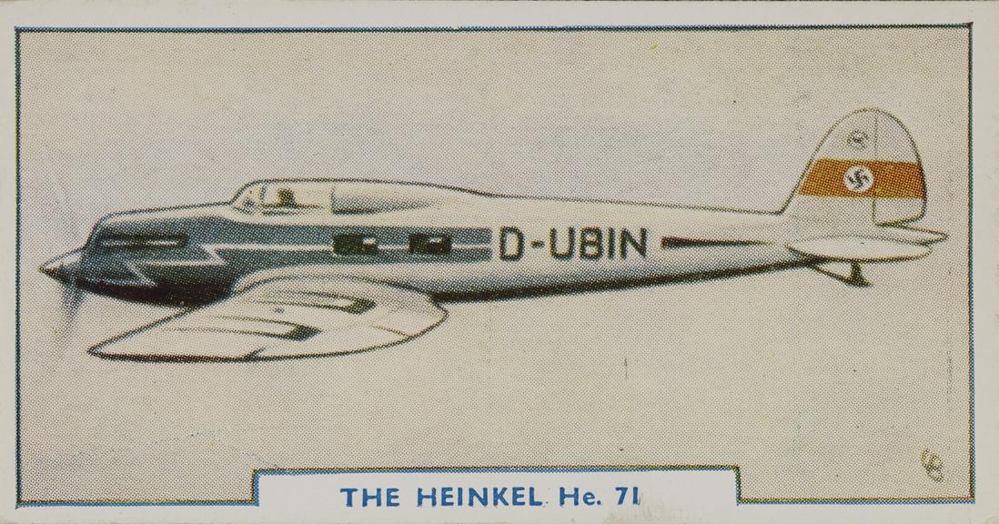 Set of 'Aircraft. Series No.1' cigarette cards