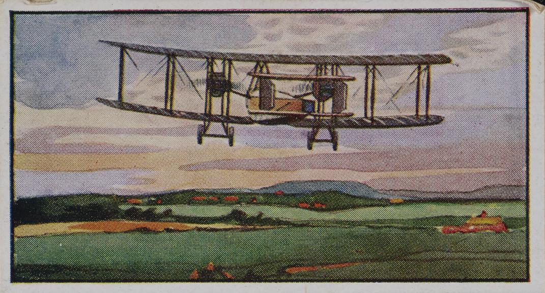 Set of 'Types of Aeroplanes' cigarette cards