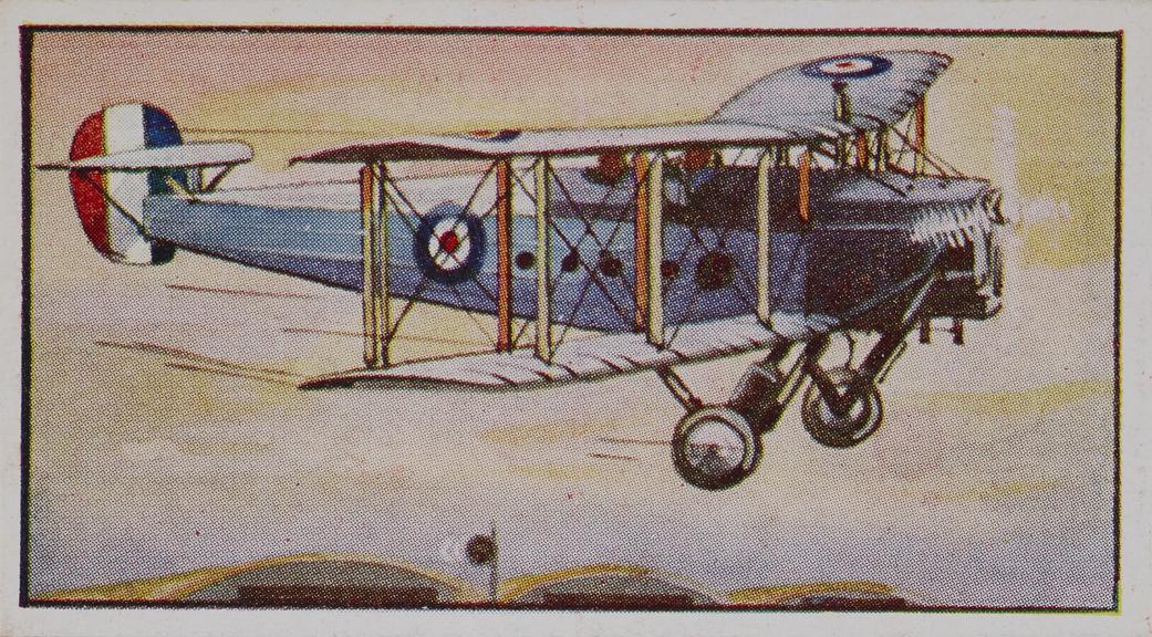 Set of 'Types of Aeroplanes' cigarette cards