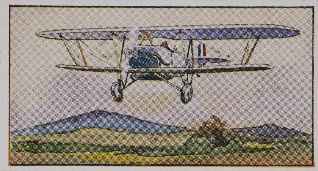 Set of 'Types of Aeroplanes' cigarette cards