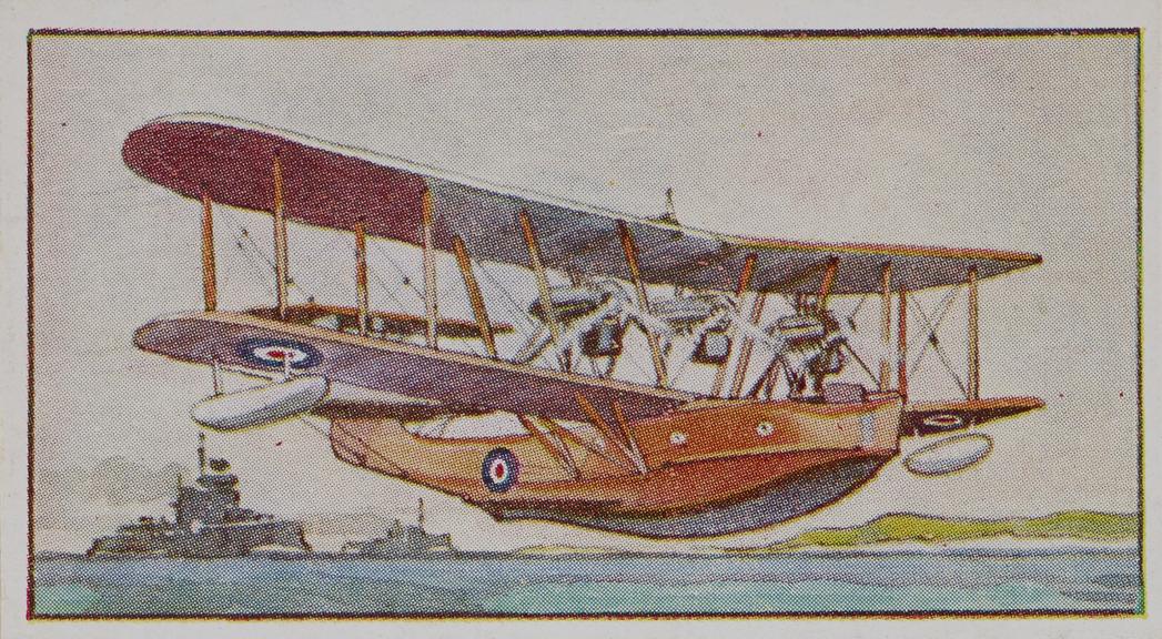 Set of 'Types of Aeroplanes' cigarette cards
