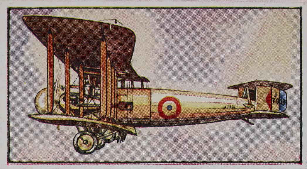 Set of 'Types of Aeroplanes' cigarette cards