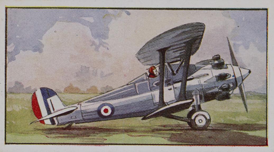 Set of 'Types of Aeroplanes' cigarette cards