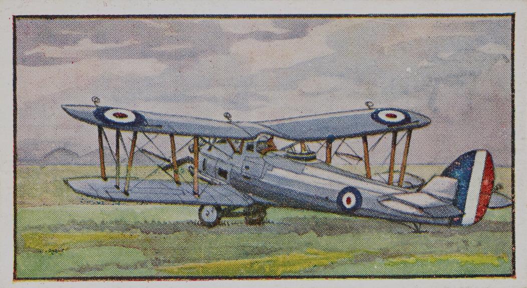 Set of 'Types of Aeroplanes' cigarette cards