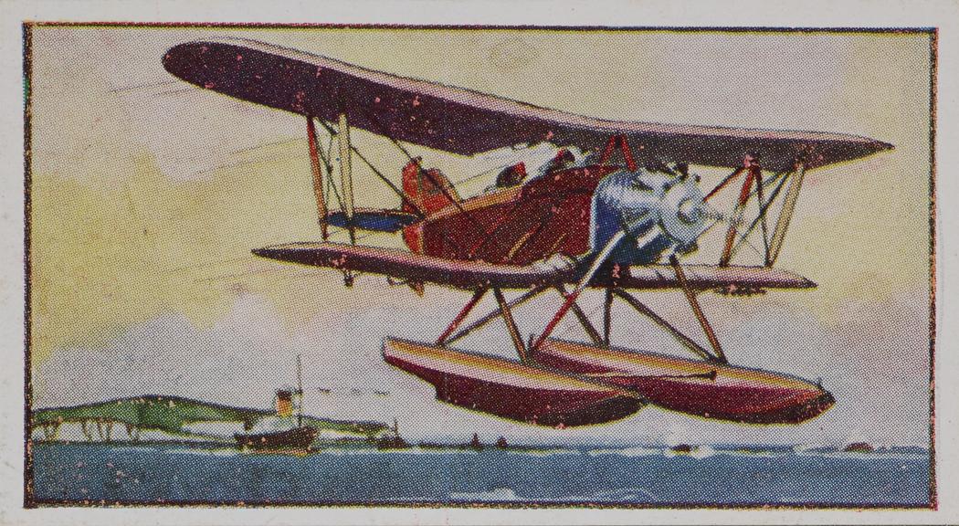 Set of 'Types of Aeroplanes' cigarette cards