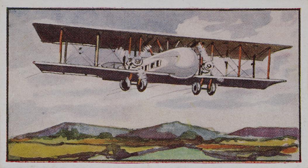 Set of 'Types of Aeroplanes' cigarette cards