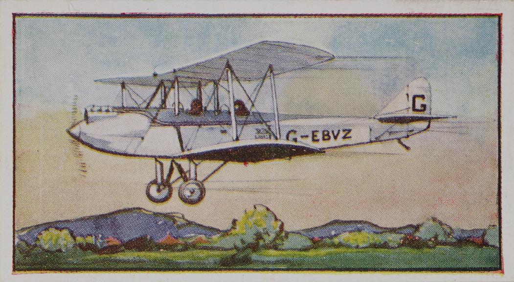 Set of 'Types of Aeroplanes' cigarette cards