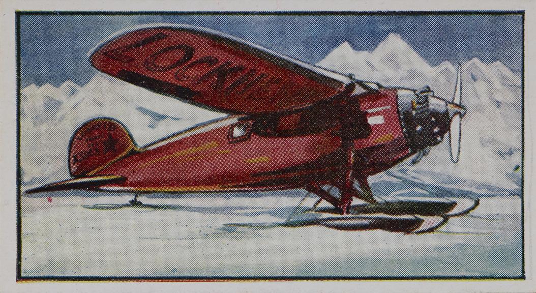 Set of 'Types of Aeroplanes' cigarette cards