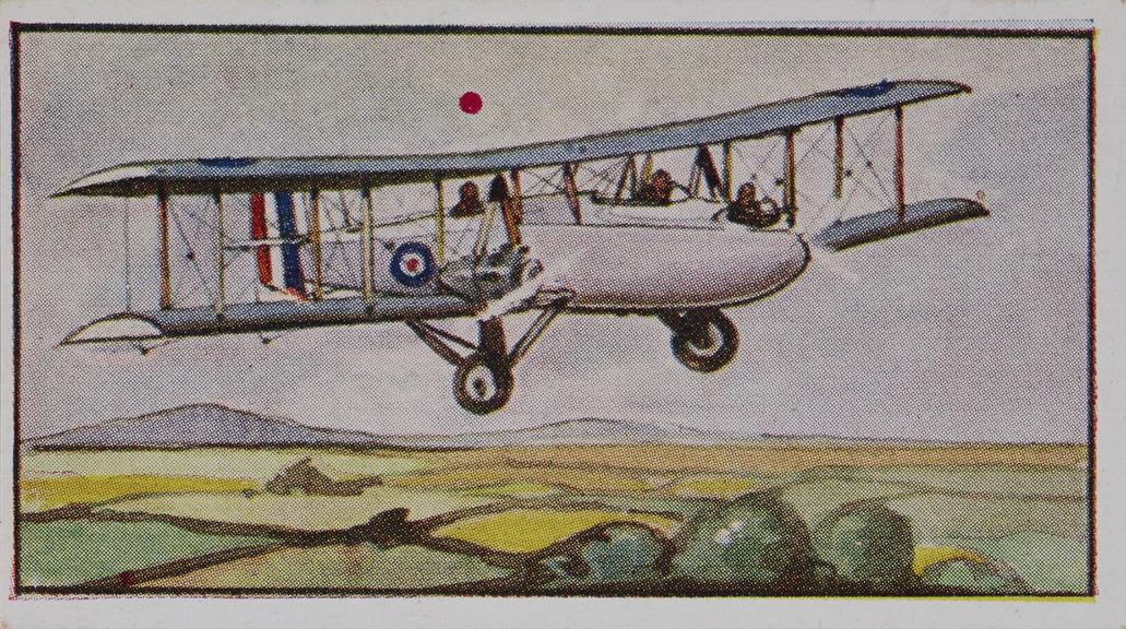 Set of 'Types of Aeroplanes' cigarette cards