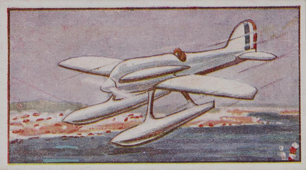 Set of 'Types of Aeroplanes' cigarette cards