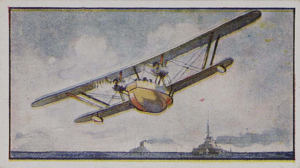 Set of 'Types of Aeroplanes' cigarette cards