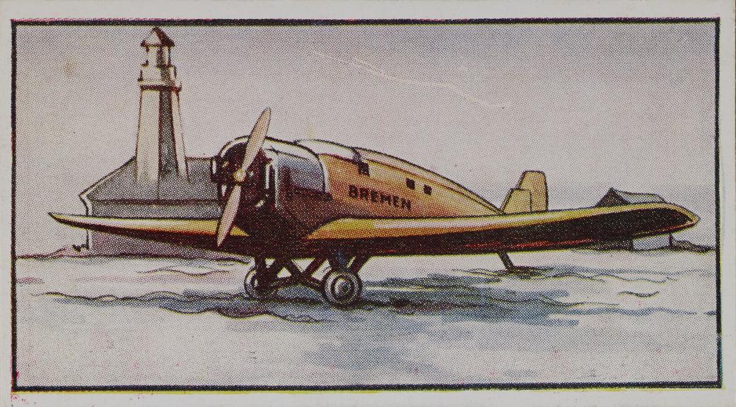 Set of 'Types of Aeroplanes' cigarette cards