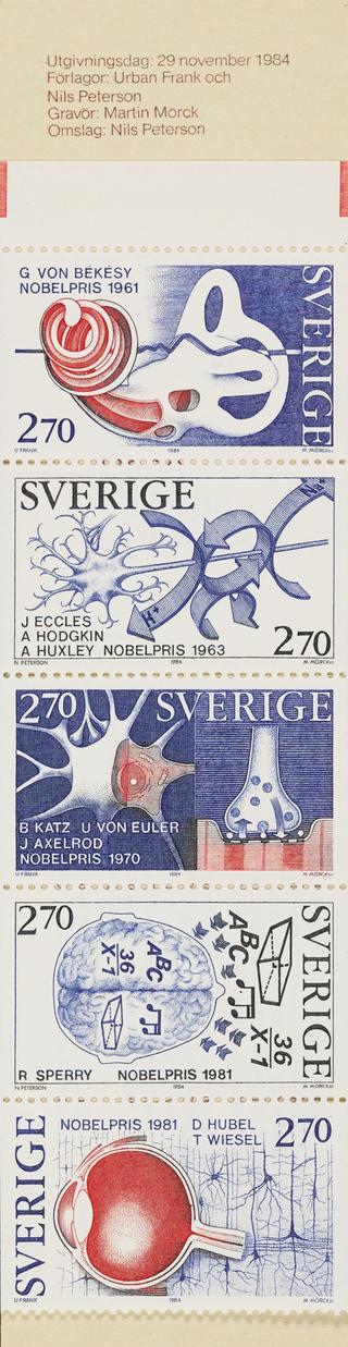 Nobel Stamps of 1984