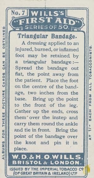 First Aid, Triangular Bandage | Science Museum Group Collection