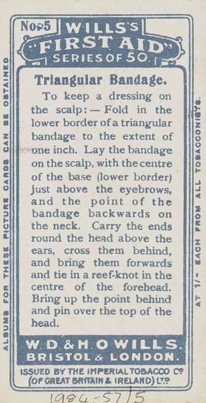 First Aid, Triangular Bandage