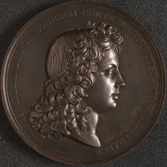Circular bronze medal