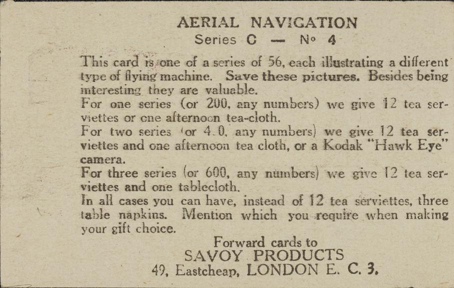 Selection of 'Aerial Navigation' cards