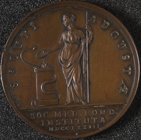 Medal, copper, commemorating foundation of the Medical Society