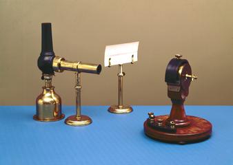 Thomson mirror speaking galvanometer, 1858