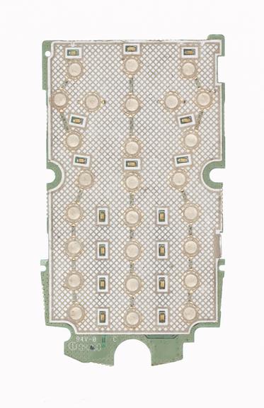 Mobile telephone motherboard (from mobile phone repair workshop), 1990-2013