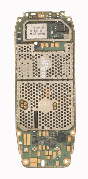 Mobile telephone motherboard (from mobile phone repair workshop), 1990-2012